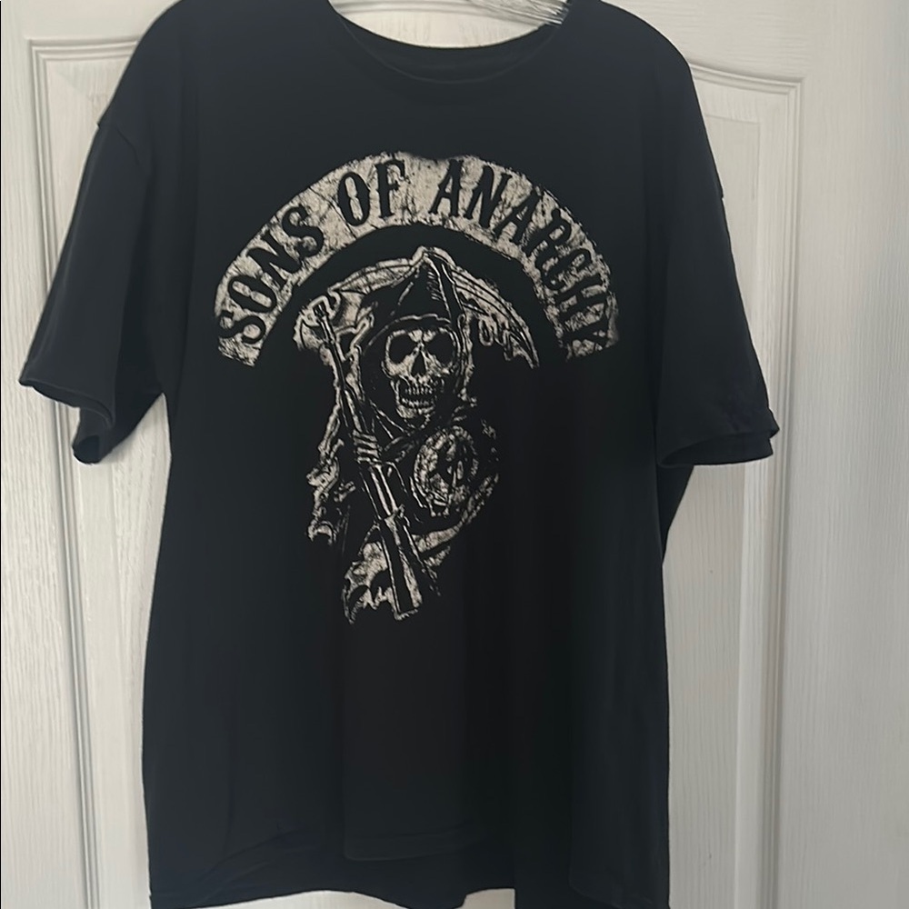 Sons of Anarchy Black T-Shirt. Mens XXL